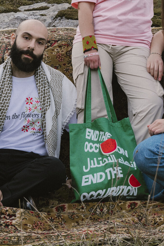End the Occupation! Tote Bag, green