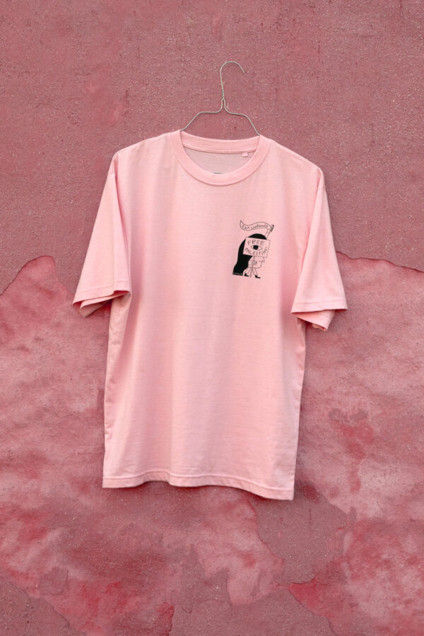 Free Palestine! T-shirt, rose - Image 2