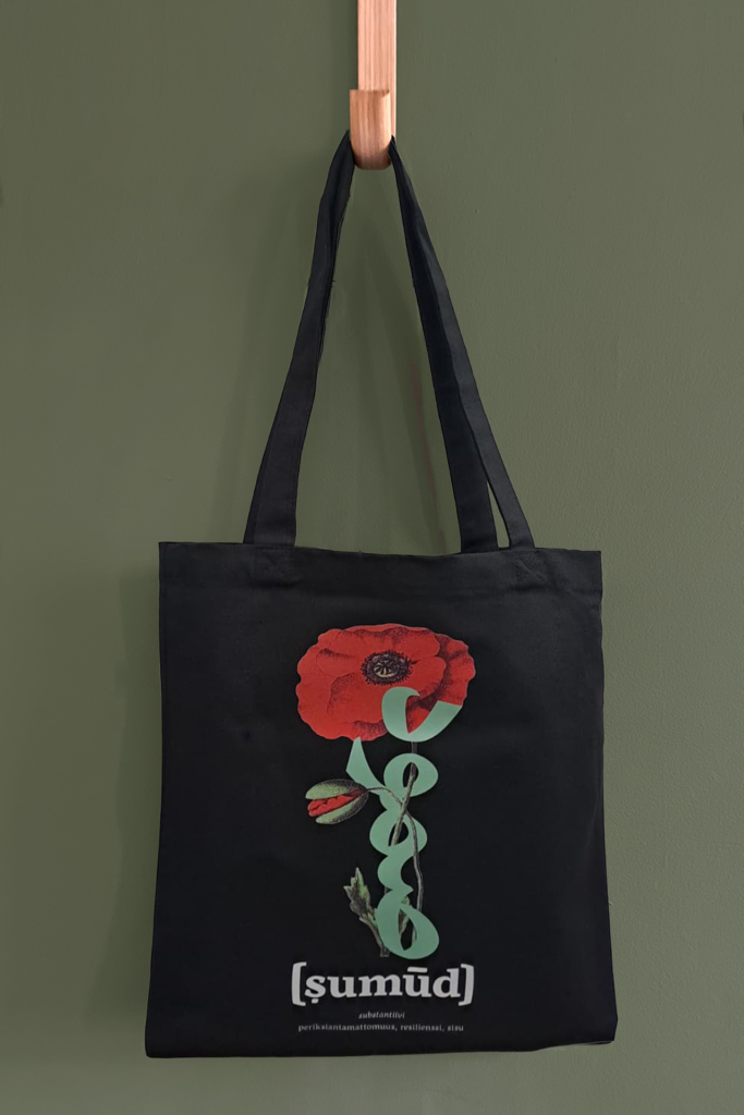 Sumud Tote Bag, black